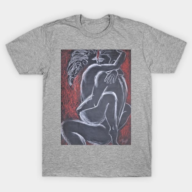 Lovers - Hot Night 3 T-Shirt by CarmenT